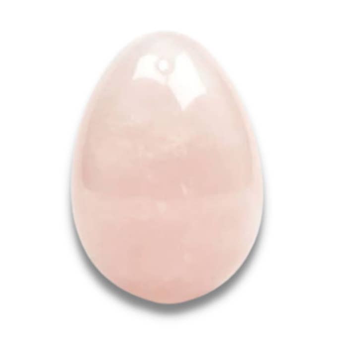 KARMA YOGA SHOP - Wholesale Spiritual Stone/Crystal - Pink Quartz Yoni Egg0
