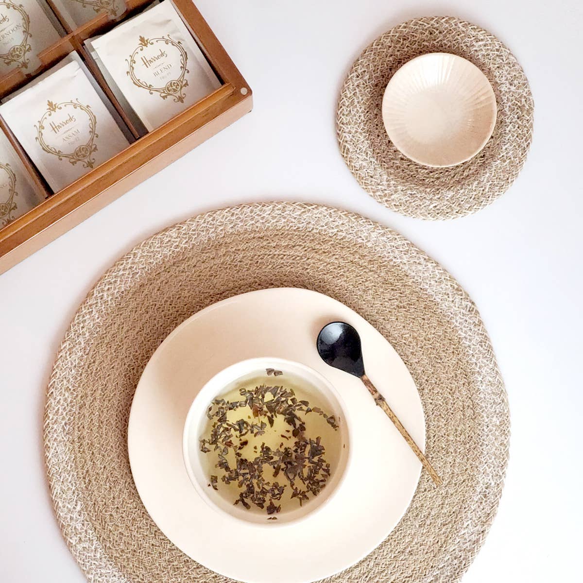 KORISSA - Wholesale Coasters - Handwoven Agora Coaster Trivet-Set of 41