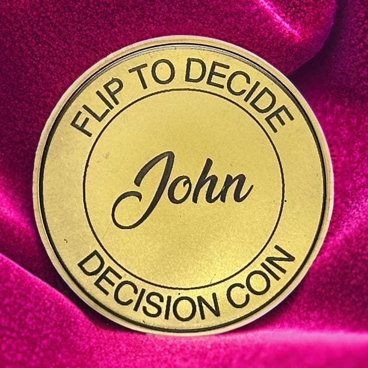 Personalized coin laser engraved memory kepsake token metal for wholesale by Harkak Creative