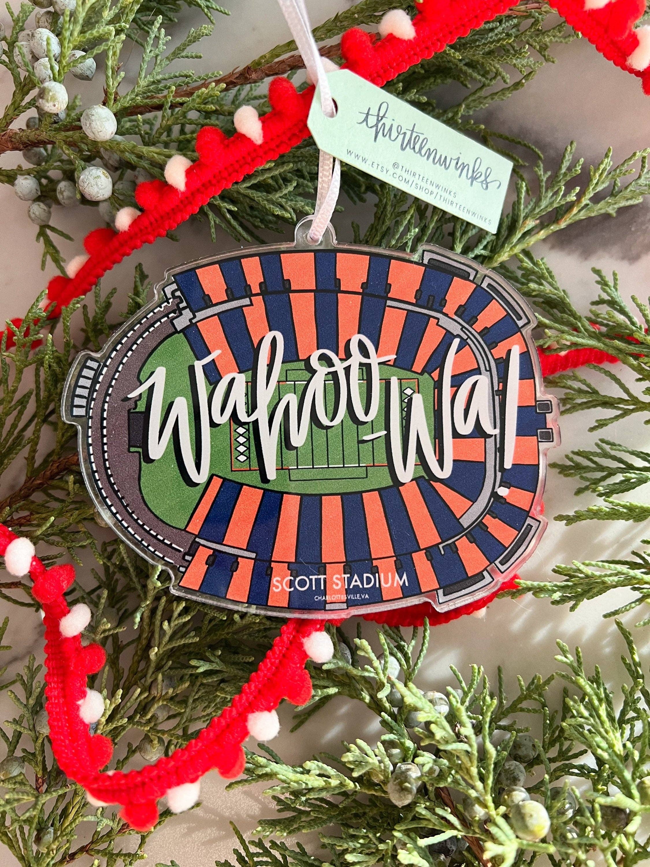 Thirteenwinks - Wholesale Ornament - Scott Stadium- UVA - Charlottesville VA (Virginia) acrylic ornament