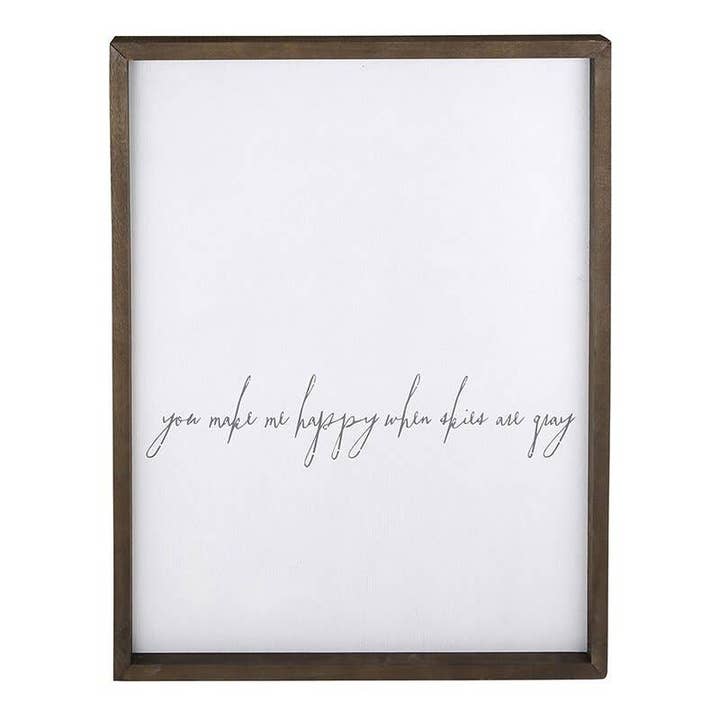 Face to Face Cadet Word Board - You Make Me Happier for wholesale by Angle