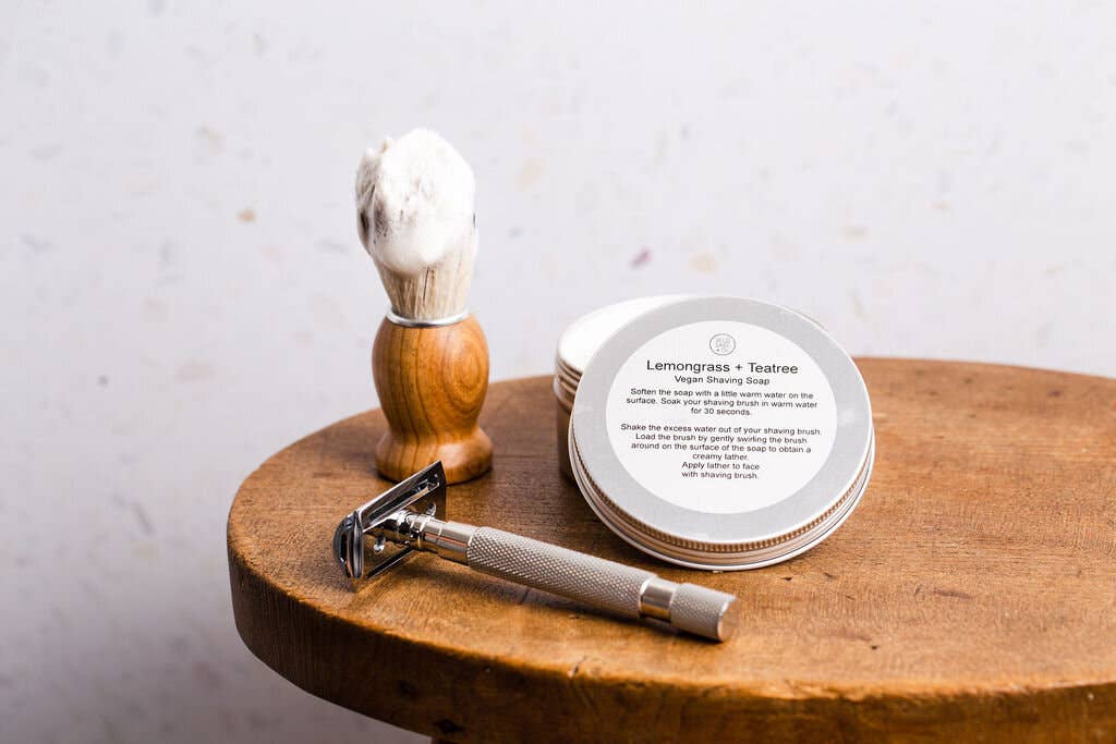 Wild Sage + Co Ltd - Wholesale Shave Brush - Men's - Vegan Shaving Brush - no box1