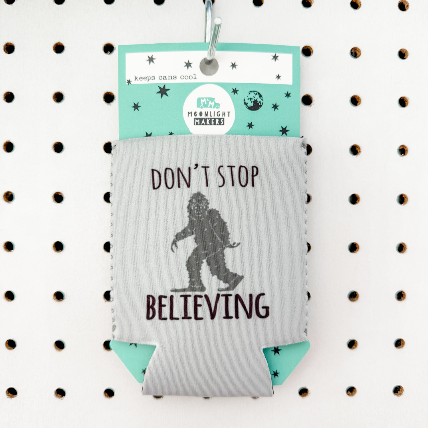 Moonlight Makers - Wholesale Drink Huggers & Koozies - Don't Stop Believing - Funny Koozies - Bigfoot, Sasquatch2