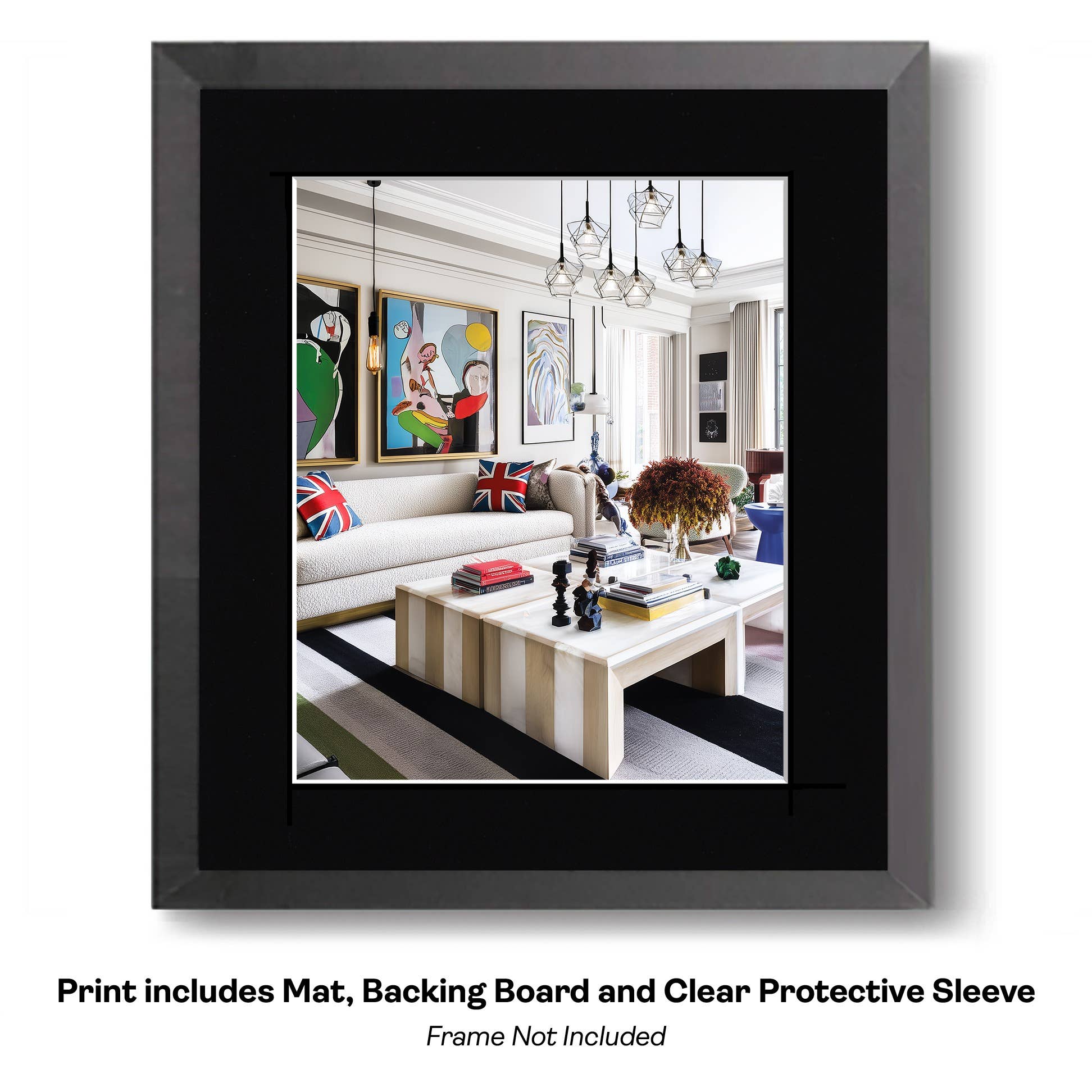 Mowbi – Großhandel Kunstdruck – Maximalistische moderne klassische Bibliothek: Zu viel ist nie genug11