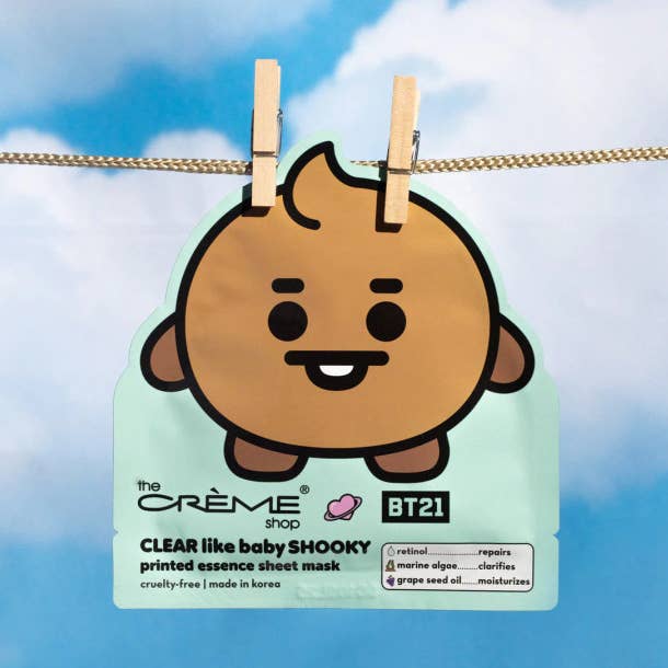 THE CREME SHOP CLEAR Like Baby SHOOKY Sheet Mask for wholesale by KJ Beauty and Health