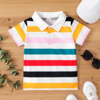 Wes & Willy Kid's Classic Short Sleeve Pique Polo