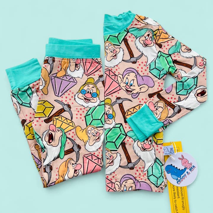 Dwergbamboe 2-delige set pyjama's voor wholesale door CEDDY & RIA