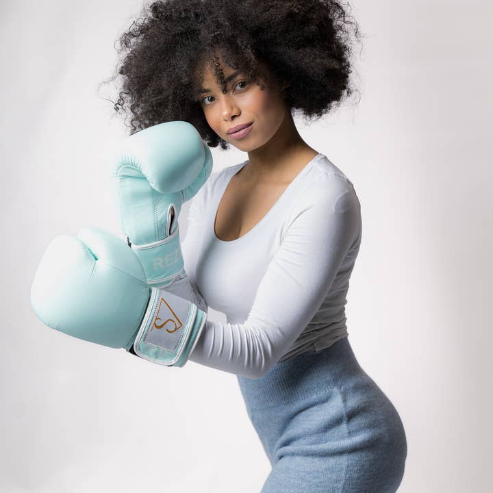 REZEL - Wholesale Fitness Equipment - BOXING sports gloves - POWERFUL TURQUOISE