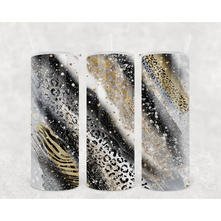 Milkyway Gray Safari - 20oz Tumbler for wholesale by Crafted in the Loo, LLC