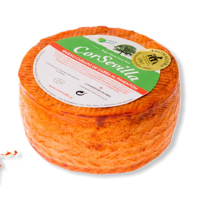 CORSEVILLA - Wholesale Cheese - Cured goat cheese with paprika0