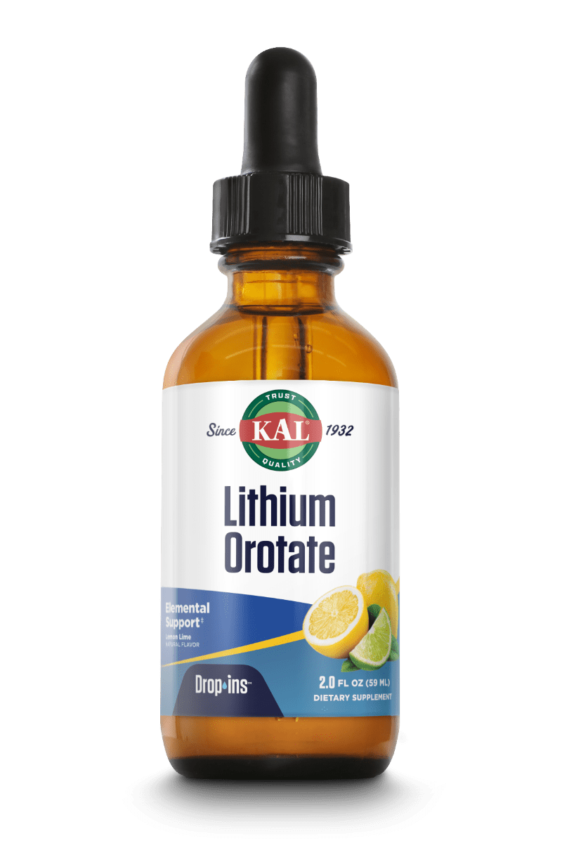 KAL - Wholesale Oral Supplement/Vitamin - Lithium Orotate DropIns™ Lemon Lime0
