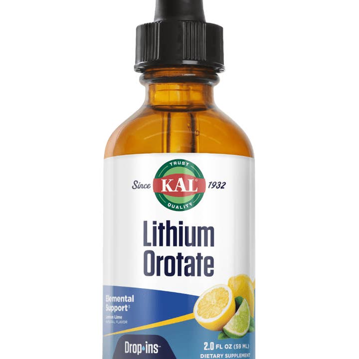 KAL - Wholesale Oral Supplement/Vitamin - Lithium Orotate DropIns™ Lemon Lime
