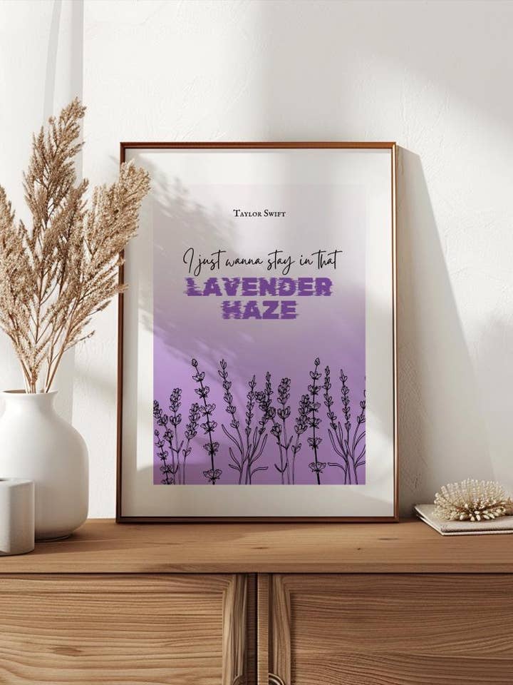 Taylor Swift Lavender Haze A5 Postcard - Taylor ERA for wholesale by It Starts With You Gifts