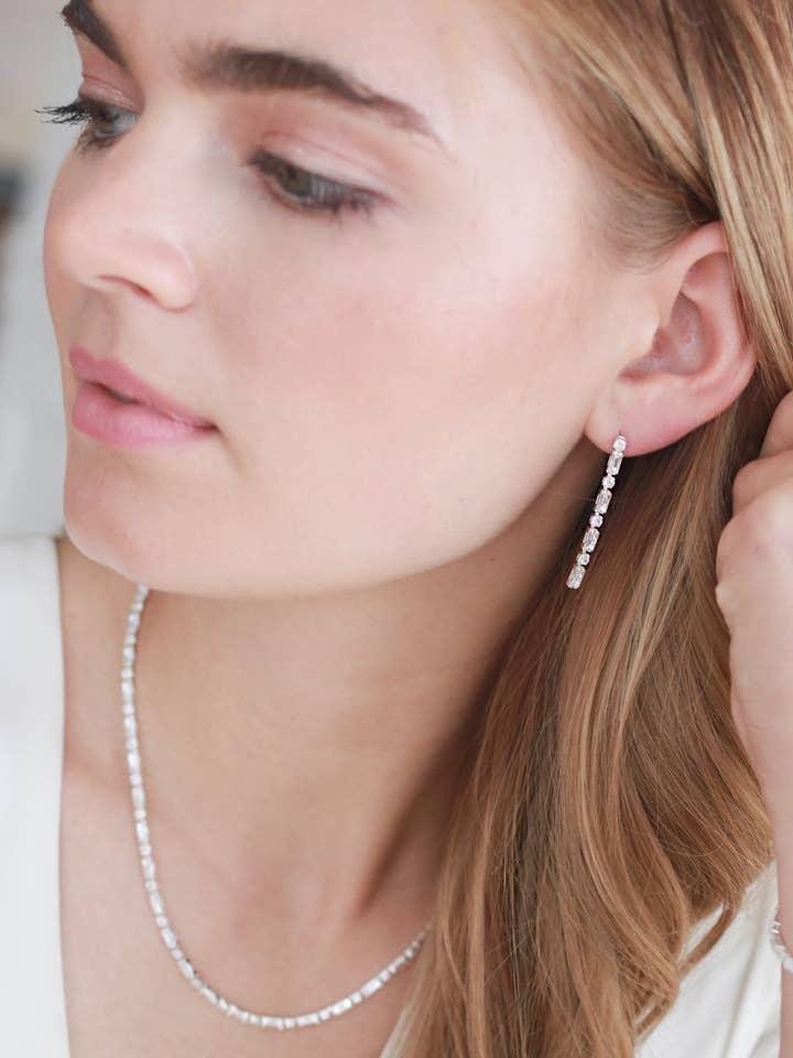 Collana da tennis Zara CZ per la vendita all'ingrosso da parte di Dareth Colburn Designs