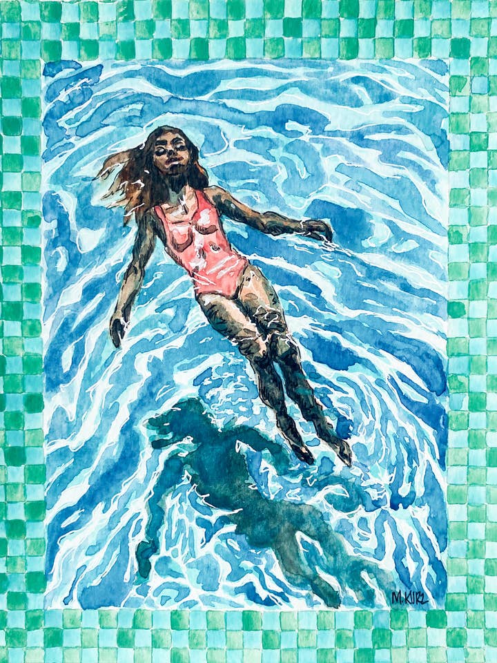 Floating Along Print for wholesale by Makenzie Kurz Art