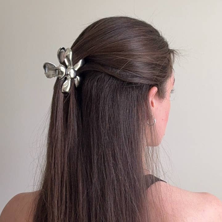 Love Attack - Wholesale Hair Clip - Women's - Nali Flower Metal Hair Claw Clips6