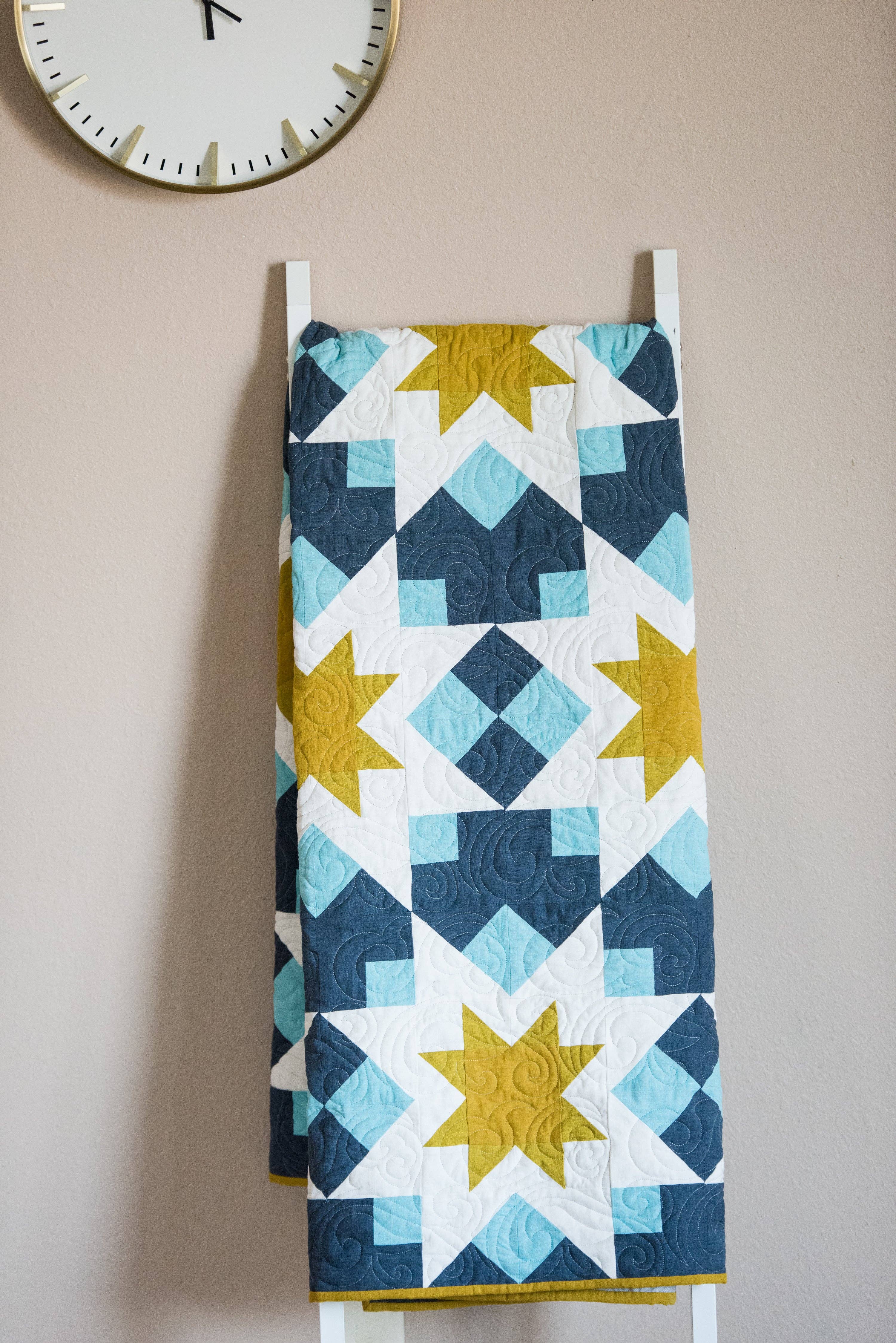 Quilty Love – Großhandel Bastel-Nähset – Night Stars Papier-Quiltmuster7