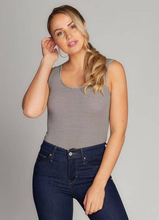 C'est Moi Clothing Co - Wholesale Tank Top - Women's - Bamboo Double Scoop Tank- CEBT111018