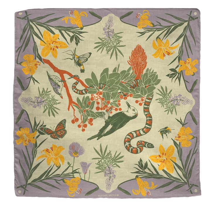 Mustard Beetle - Vente Bandana – unisexe - Bandana Équitable Bio : San Jacinto