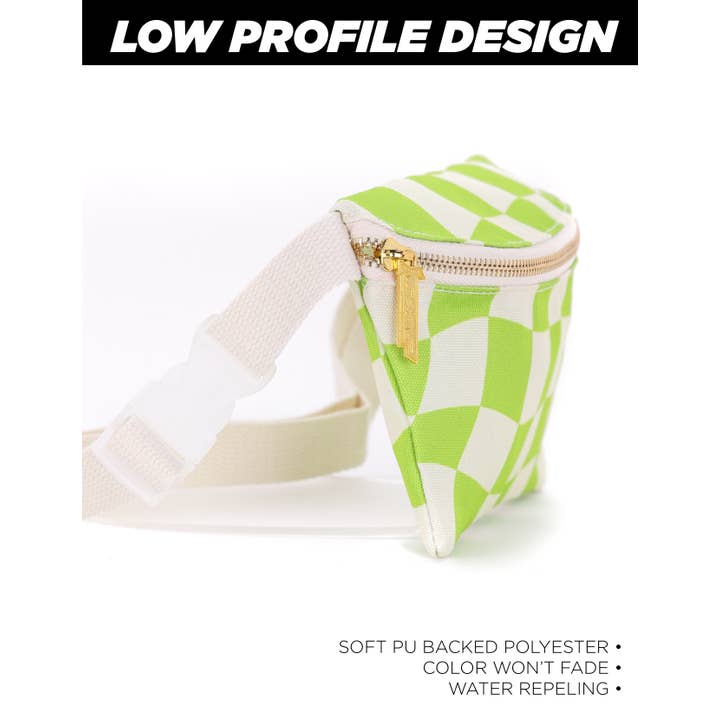 Fydelity - Wholesale Belt Bag - Women's - 83856: Fanny Pack | Slim | Recycled RPET | Groovy Green5