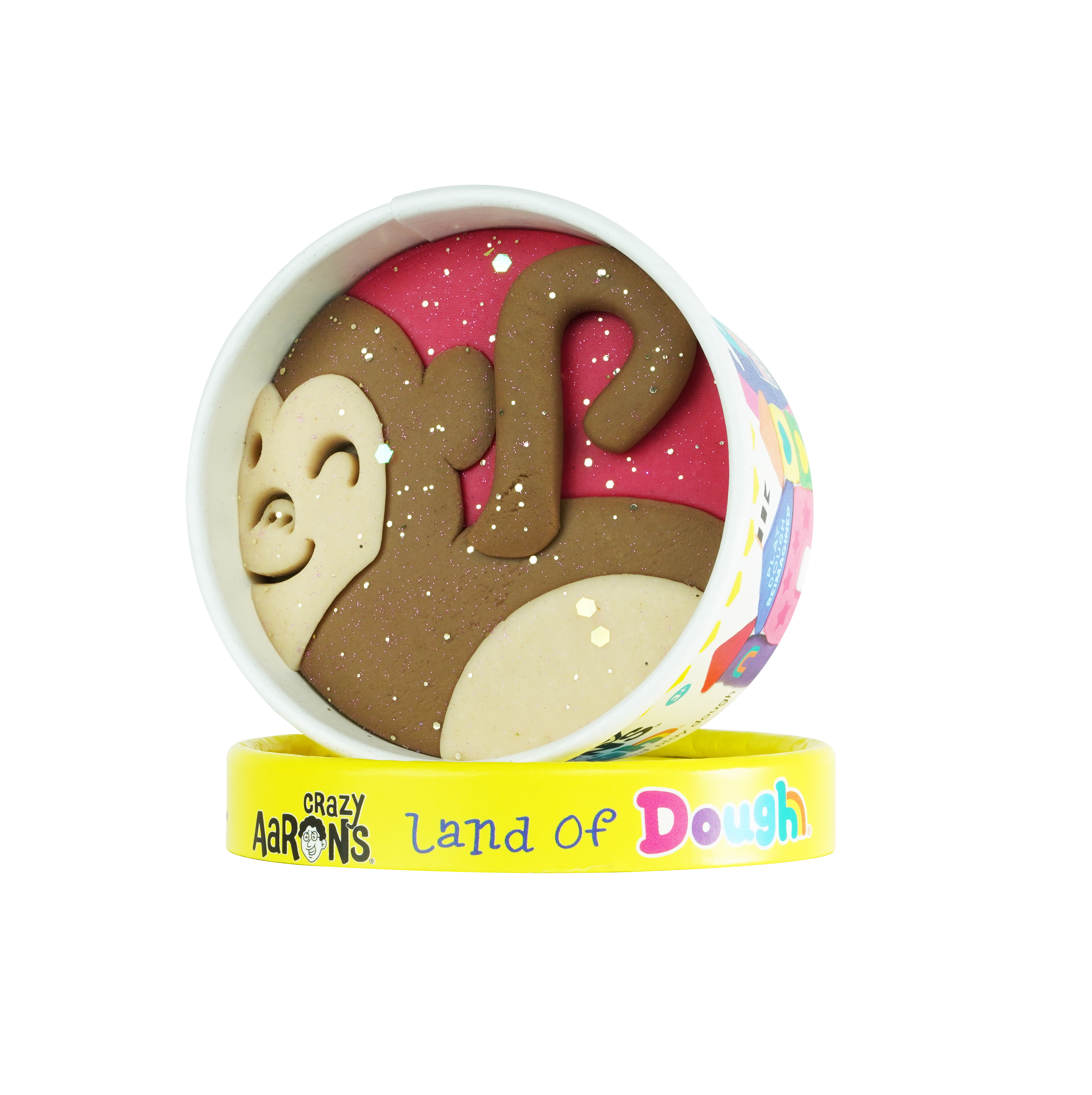 Multi Colored Land of Dough 12 Count Medium Zoo Animal Cup Display for wholesale on Faire2