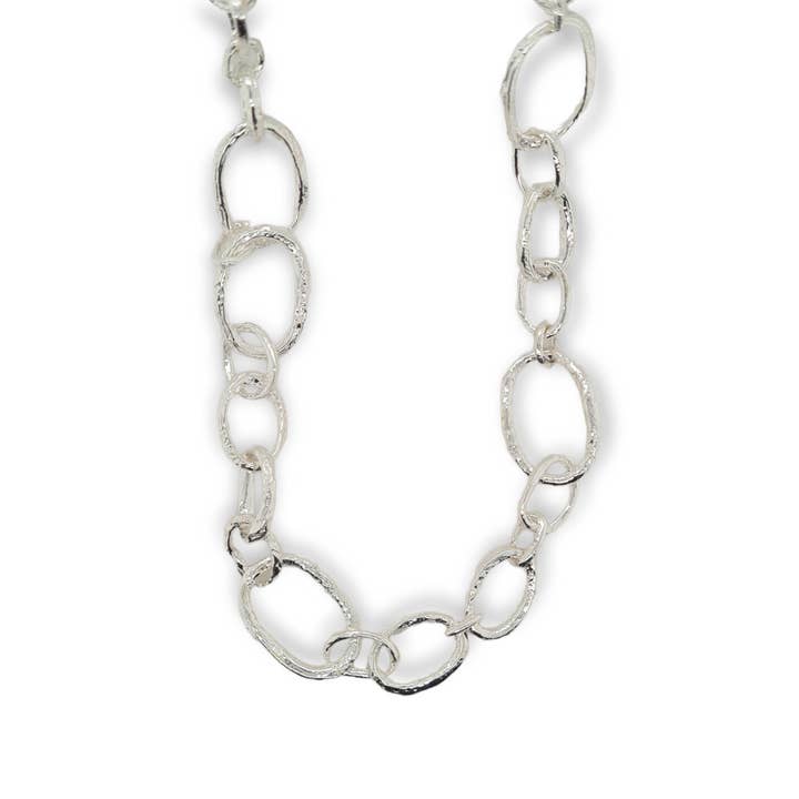 HALSKETTE S/S SCHWERE FANCY-GLIEDERKETTE für den Großhandel von Mountain Creek Jewellery