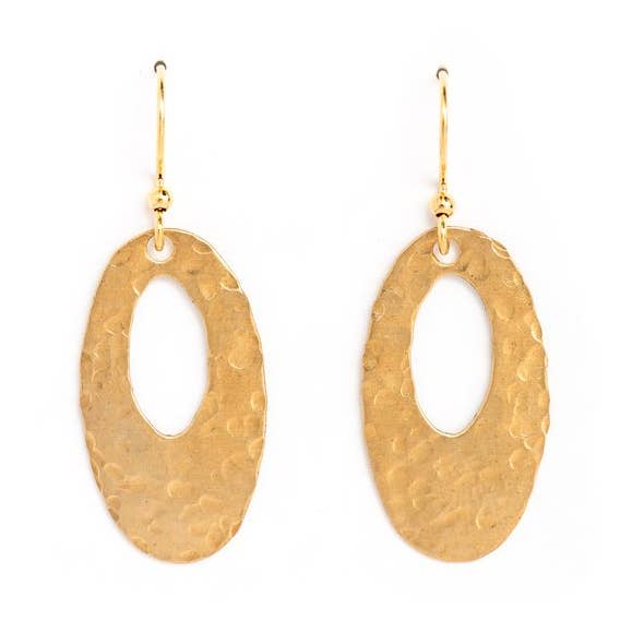 Open Oval Earrings for wholesale by Collarbone Jewelry