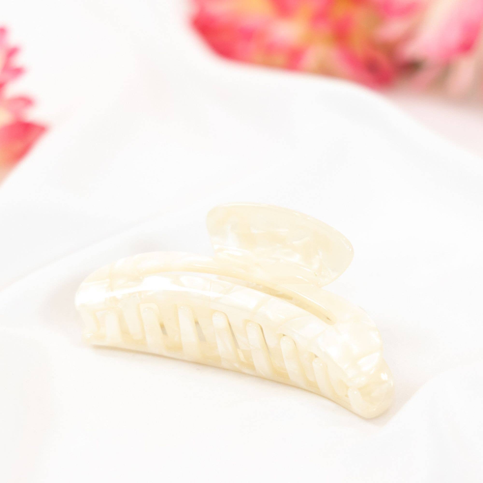 Axcessorize – Engroshandel Hårspænde - Dame – Hair Claw Clip - Akryl blandet halvmåne formet hår klo9