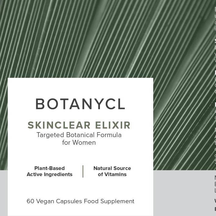 Botanycl - Wholesale Oral Supplement/Vitamin - SkinClear Elixir4