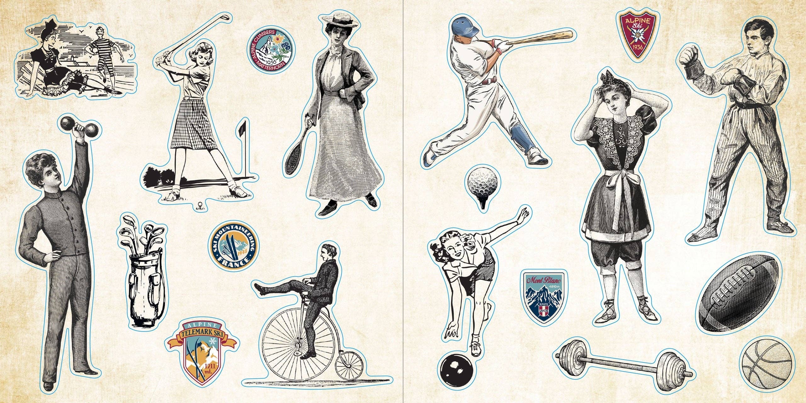 Peter Pauper Press - Wholesale Sticker - Loads of Ephemera! Sticker Book22