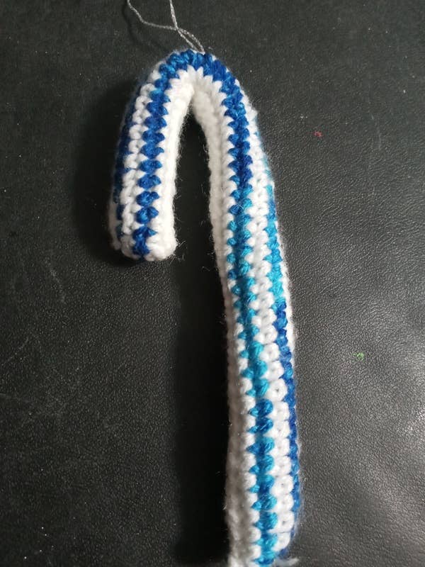 Bengala de Natal Azul Grande, Decoração de Natal Única, LXC69 por atacado de BLUE RIBBON ORNAMENTS