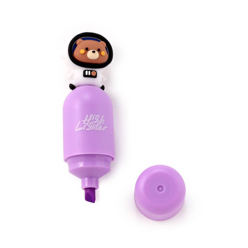 Puckator Ltd – wholesale Pen – Space Team Highlighter Pen with Topper3