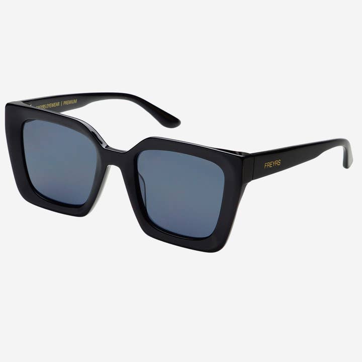 Black Coco Acetate Womens Square Sunglasses for wholesale on Faire