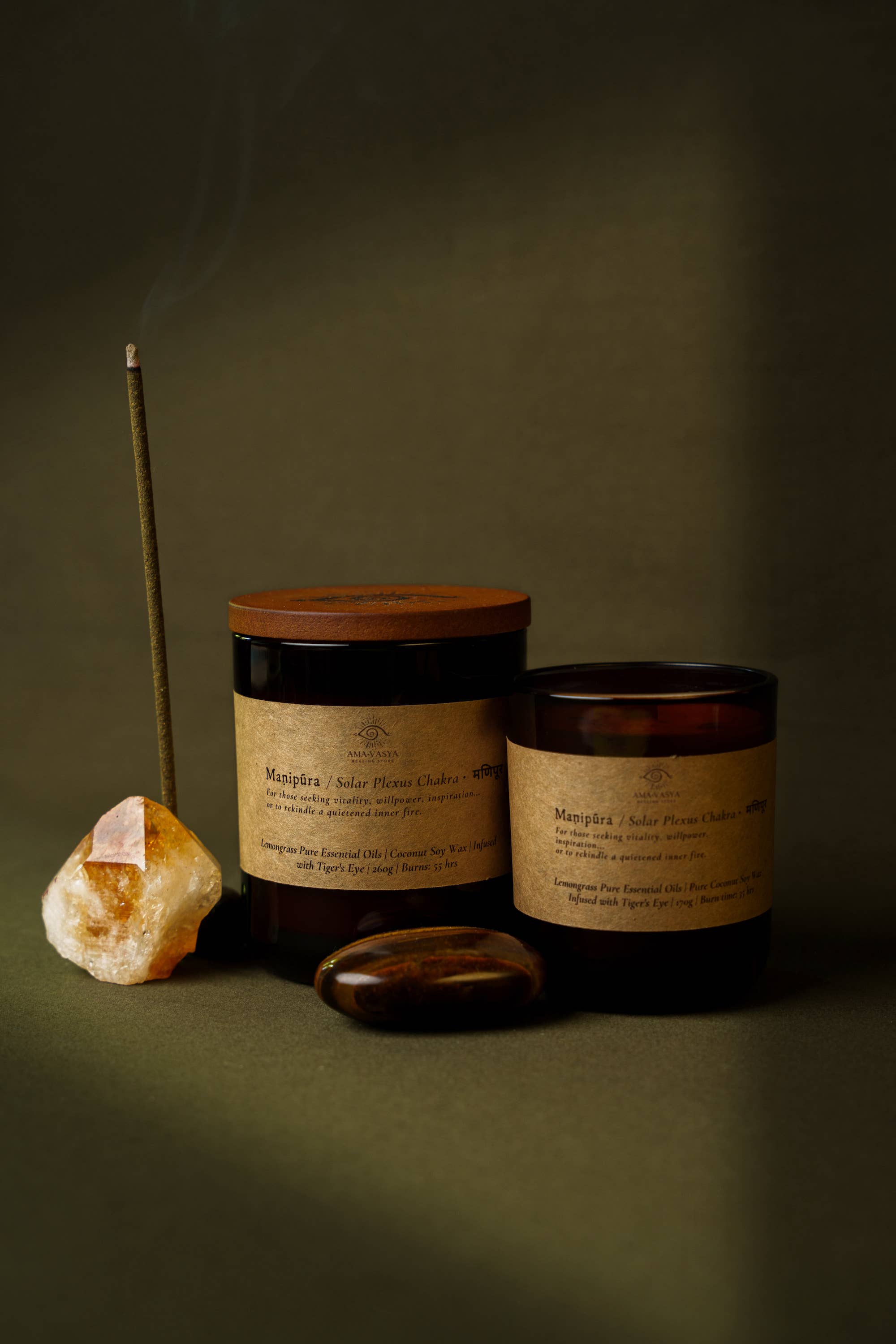 Amavasya Healing Store – wholesale Burkljus – Alla Chakra Meditation Rena eteriska Oljeljus3