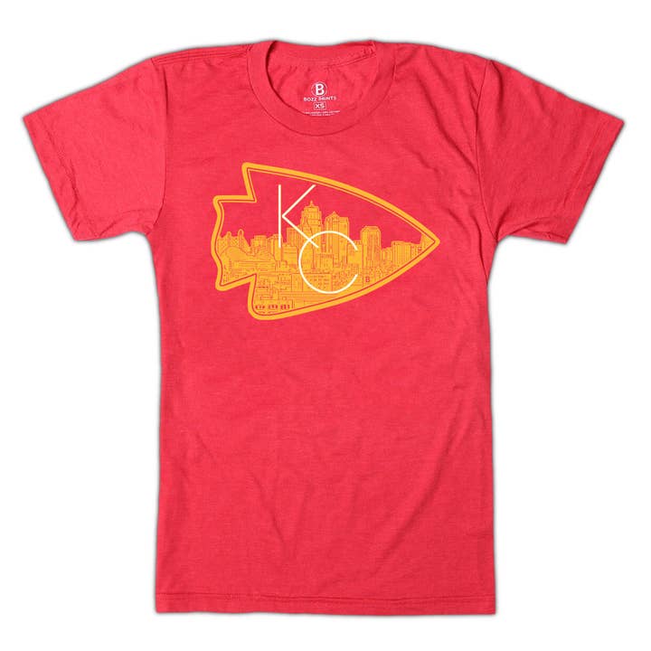 Kansas City Arrowhead T-Shirt for wholesale by Bozz Prints