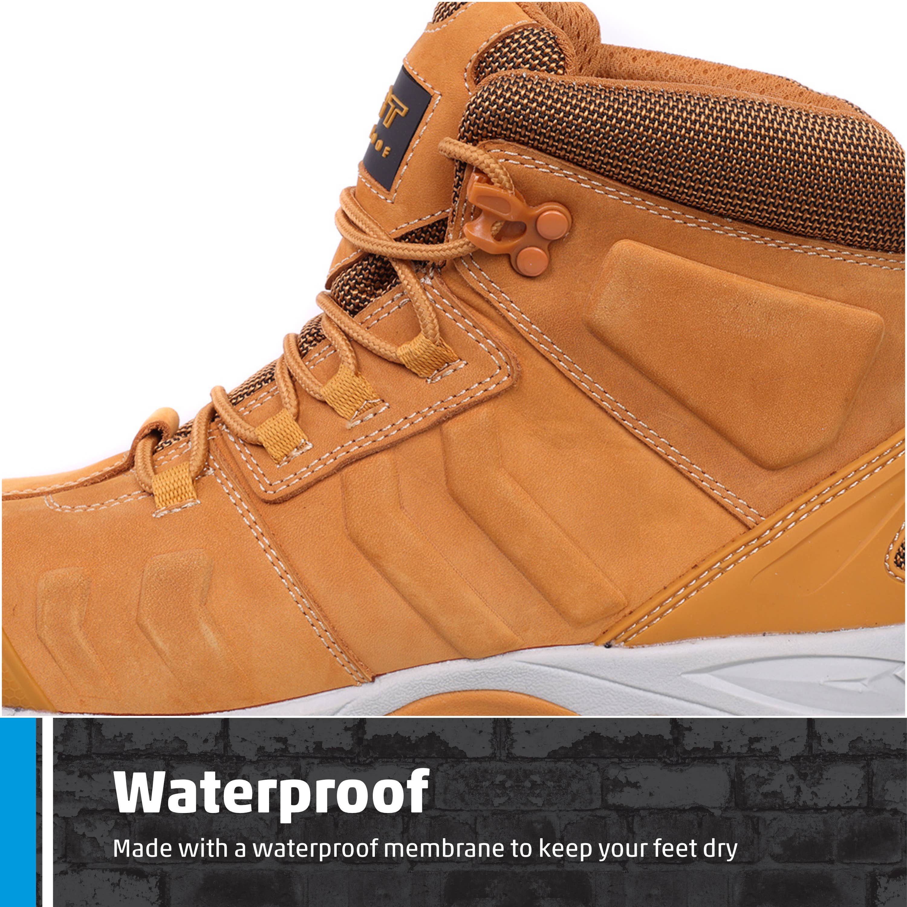 TuffStuff Workwear - Wholesale Boots - Men's - Fort Blyth Safety Boot, Honey Colour, Comfort Insoles6