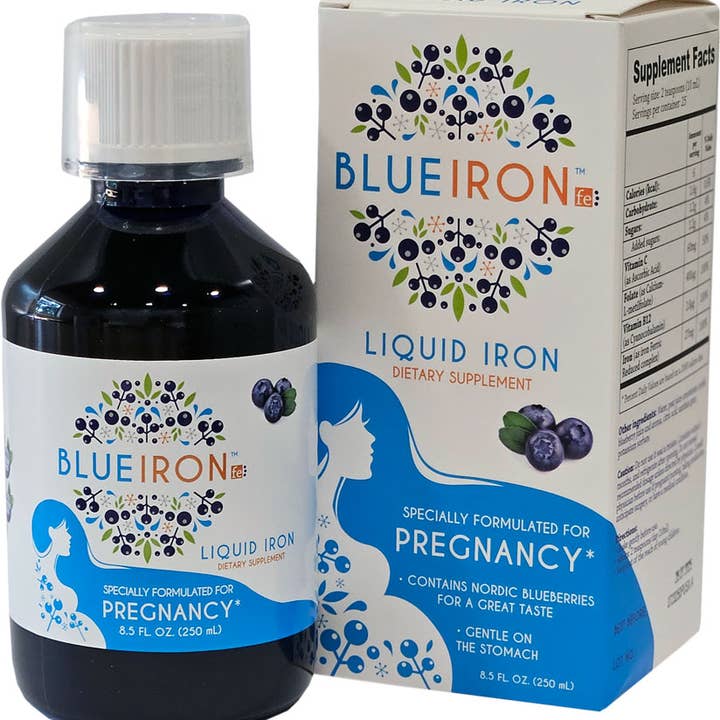 BT Remedies - Wholesale Oral Supplement/Vitamin - BlueIron Liquid Iron Pregnancy Supplement 8.5 FL Oz.