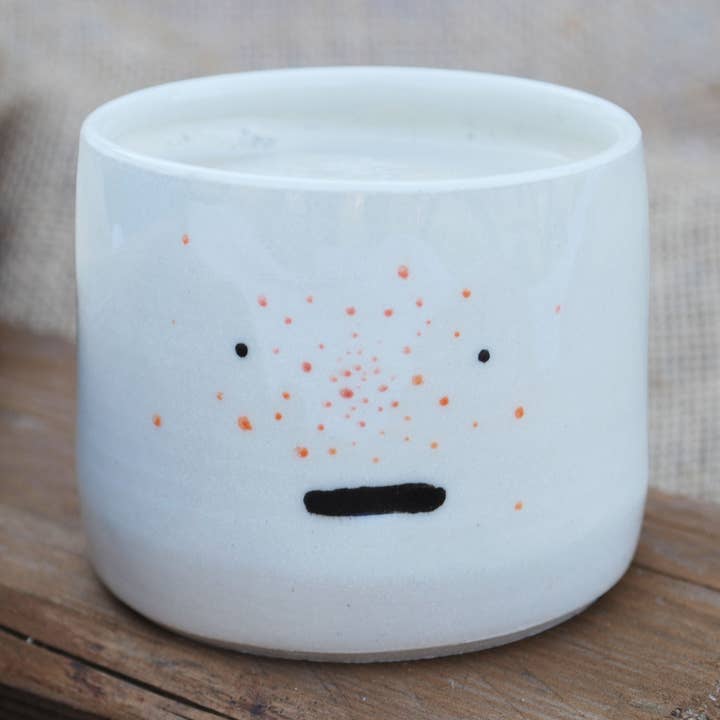 Freckles Flat White Cup for wholesale by Modern Pottery Shop