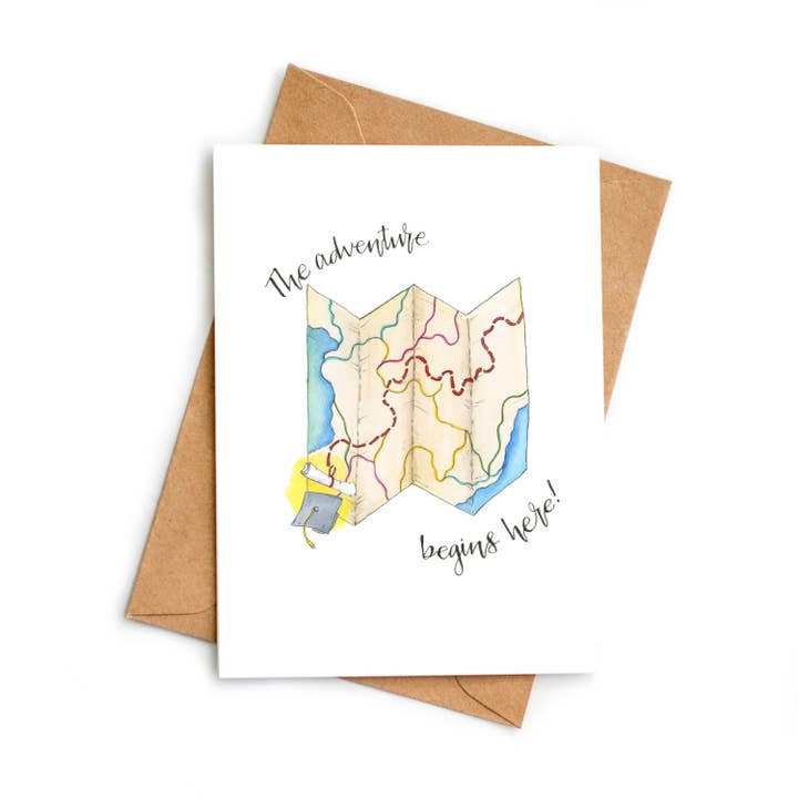 Carte de fin d'études The Adventure pour la vente par Stem and Soul