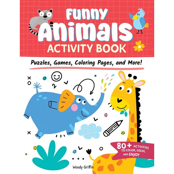 Activity Book - Funny Animals for wholesale by Wellspring