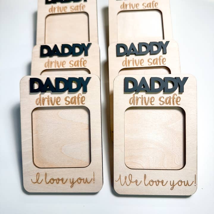 Luna Beam Creations - Wholesale Picture frame – Child & baby - Daddy Drive Safe Visor Clip3