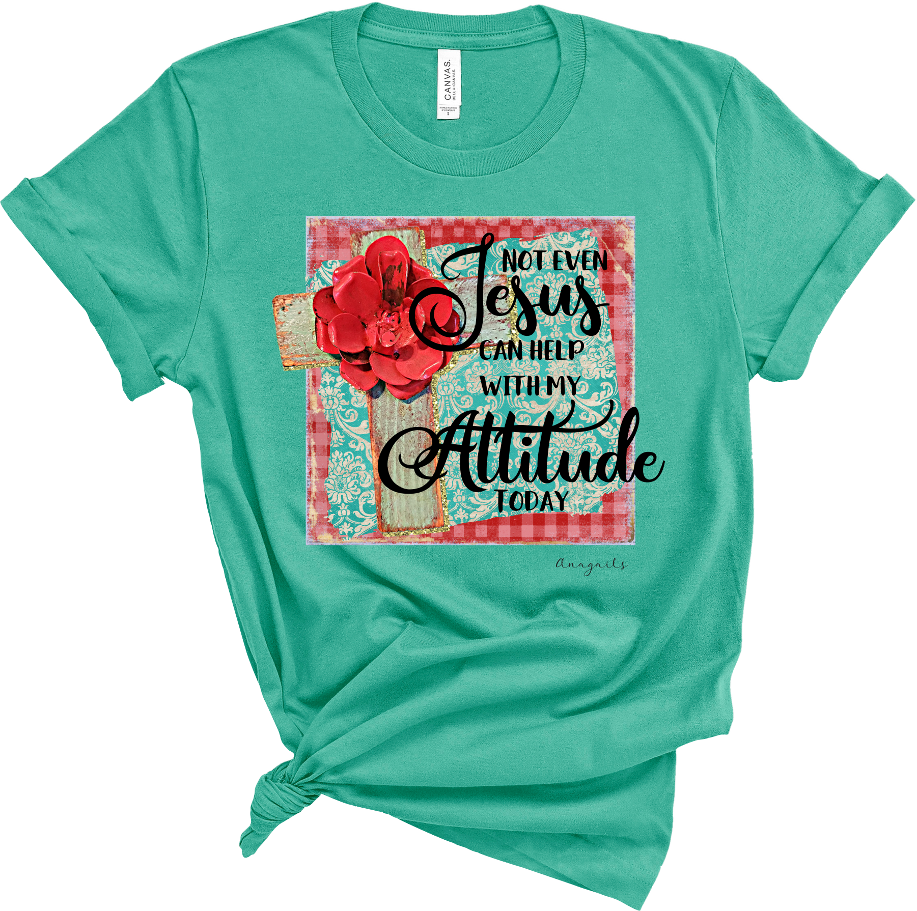 Anagails - Wholesale Screen Printed T-Shirt - Women's - Attitude0