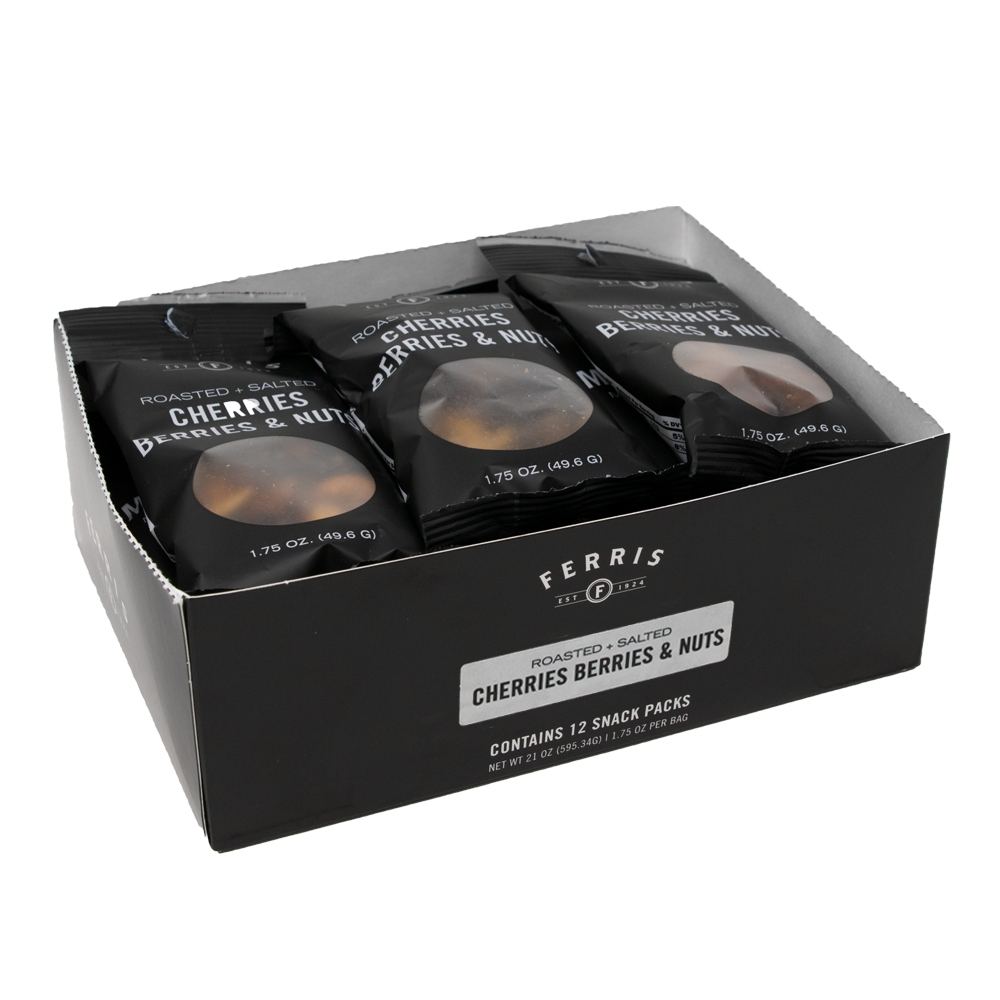 Ferris Coffee & Nut Co. - Wholesale Trail Mix - Cherries, Berries & Nuts (Roasted, Salted) 1.75 oz.2