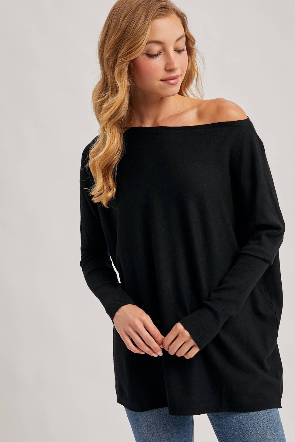 Bluivy - Wholesale Tunic - Women's - FLOWY BOATNECK DOLMAN TUNIC - ST. PATRICK'S DAY25