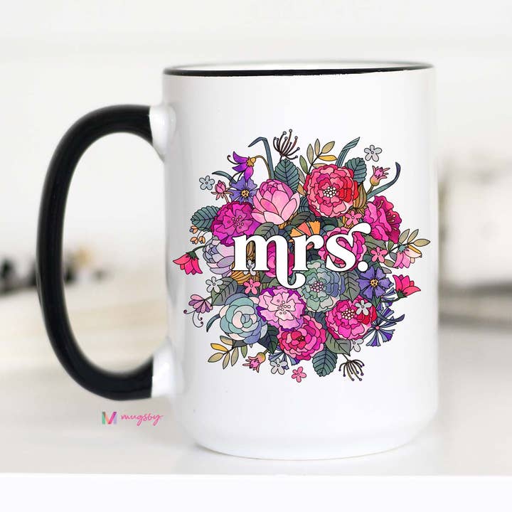Mugsby - Wholesale Coffee Mug - Mama Floral Mother's Day Mug, Mom Mug