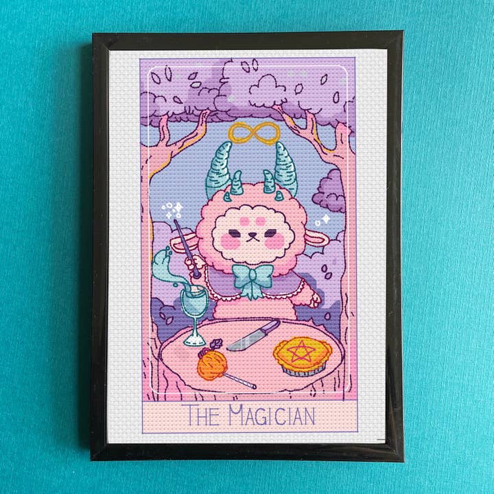 Die Magierkarte von Bumbleberry Hollows Kreuzstich-Set für den Großhandel von Spot Colors