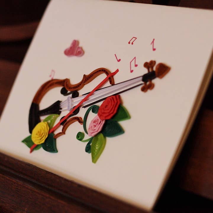 UViet Store - Wholesale Everyday Greeting Card - Viva la Violin1