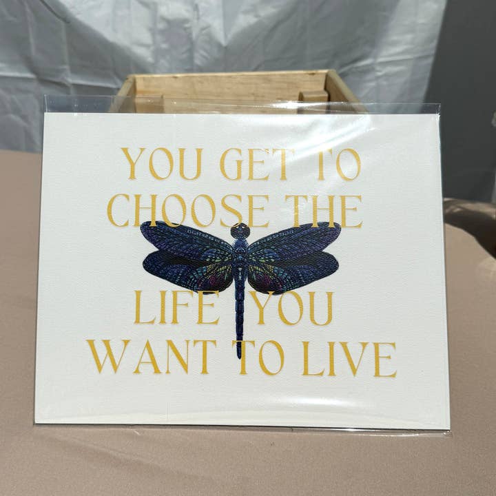 The Life You Want Print for wholesale by Jasmine Rosie Art