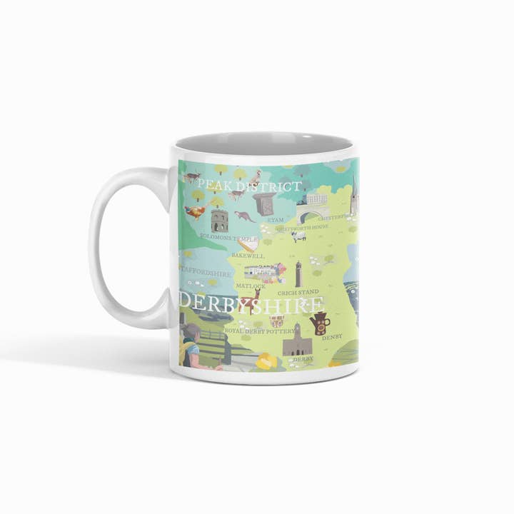 Betty Boyns Designs – wholesale Coffee mug – DERBYSHIRE Greeting mug 0