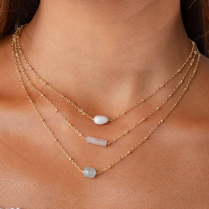 Colares Pedra da Terra (Conjunto de 10 Unidades) por atacado de Lotus and Luna